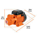 Bomba periférica 3/4 hp Truper
