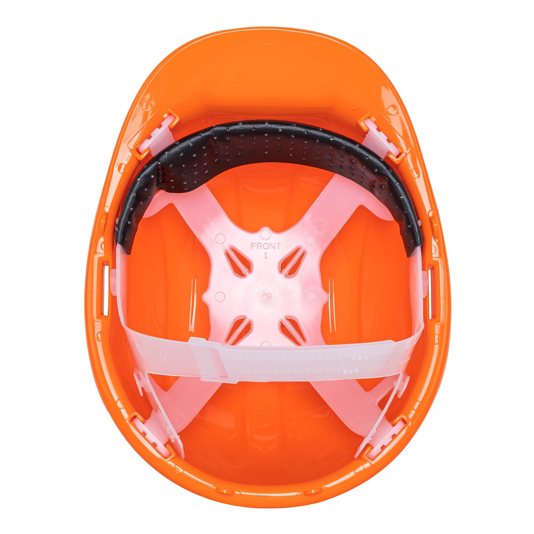 Casco de seguridad naranja ajuste de intervalos Petrul