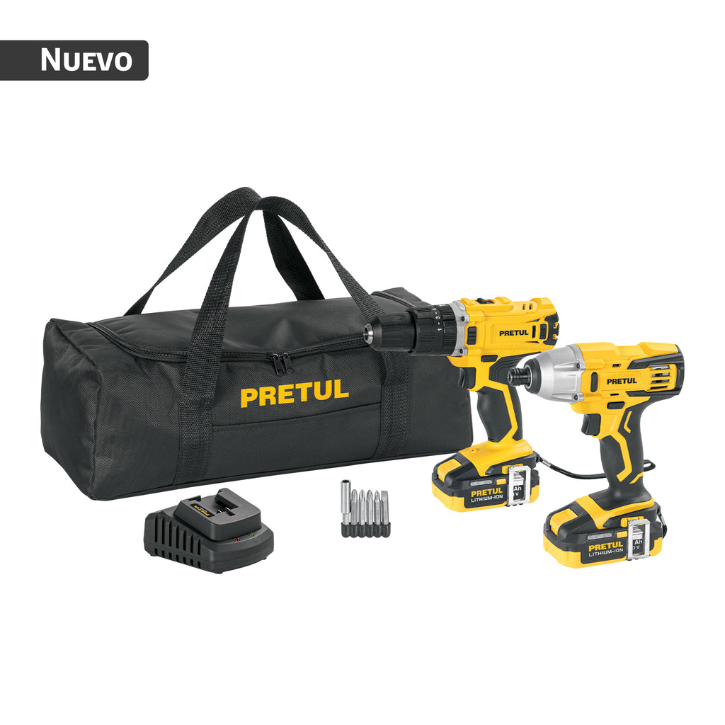 Combo rotomartillo/destornillador de impacto 20V Petrul