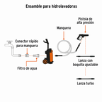 Hidrolavadora eléctrica 2000 PSI Truper