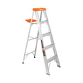 Escalera de tijera 4 peldaños con bandeja Truper