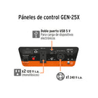 Generador portátil 4,00W motor a gasolina Truper