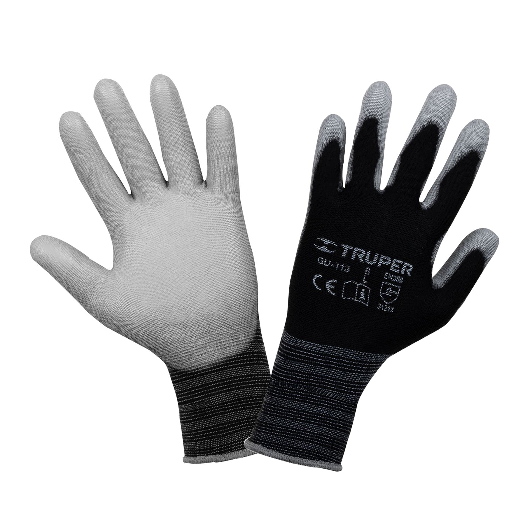 Guantes de nylon talla G recubiertos de poliuretano Truper