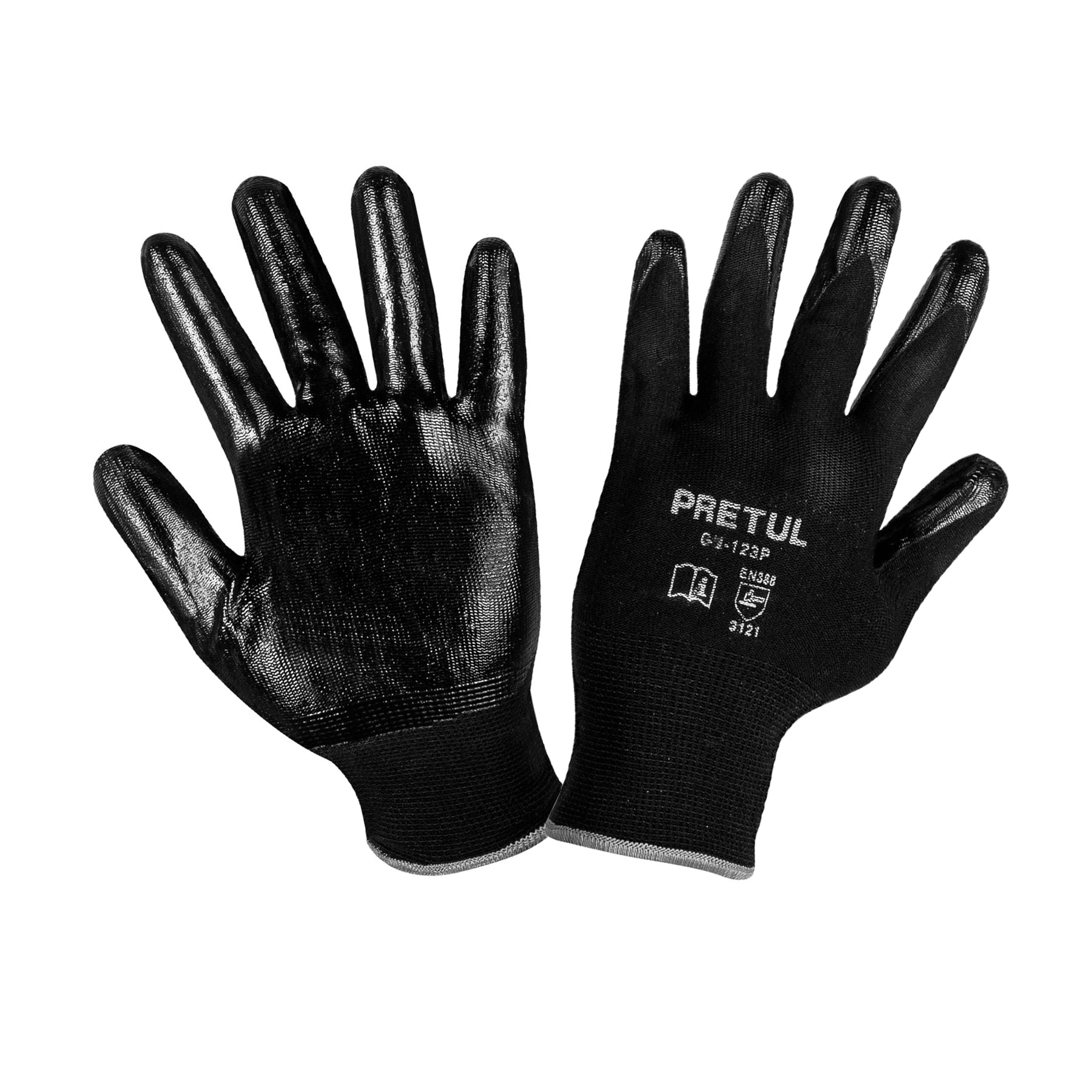 Guantes textiles recubiertos de nitilo Petrul