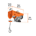 Polipasto electico 1000 kg Truper